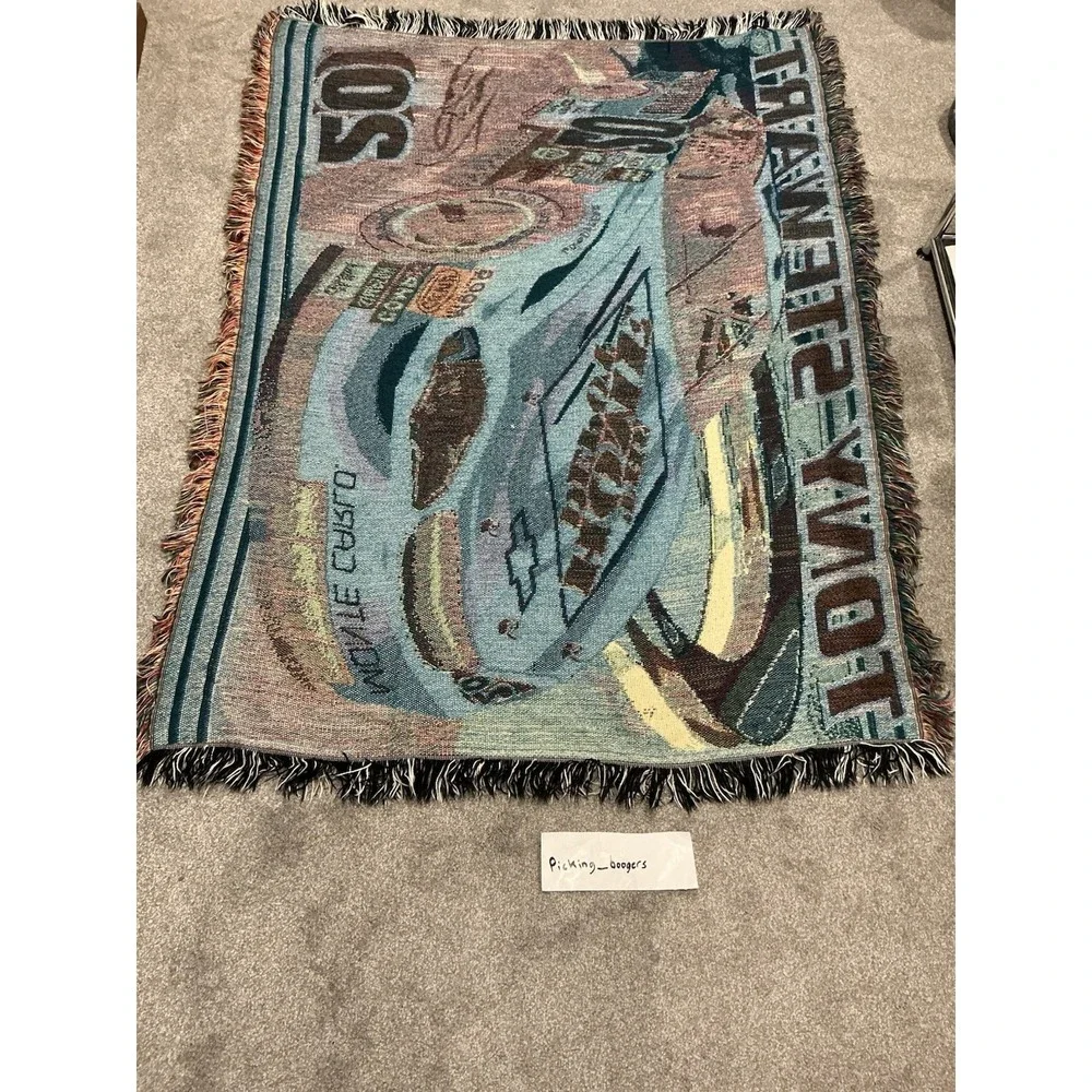 Nascar Tony Stewart 20 Tapestry Throw Blanket Home Depot Race Car Driver